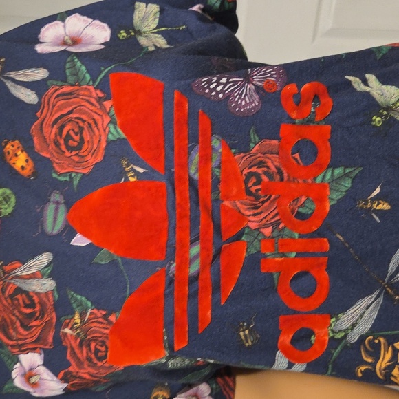 Adidas Rita Ora Set  Tee Vibrant Floral Design And Pants - Picture 7 of 15